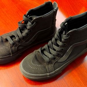 Boys Vans sk8 hi zip